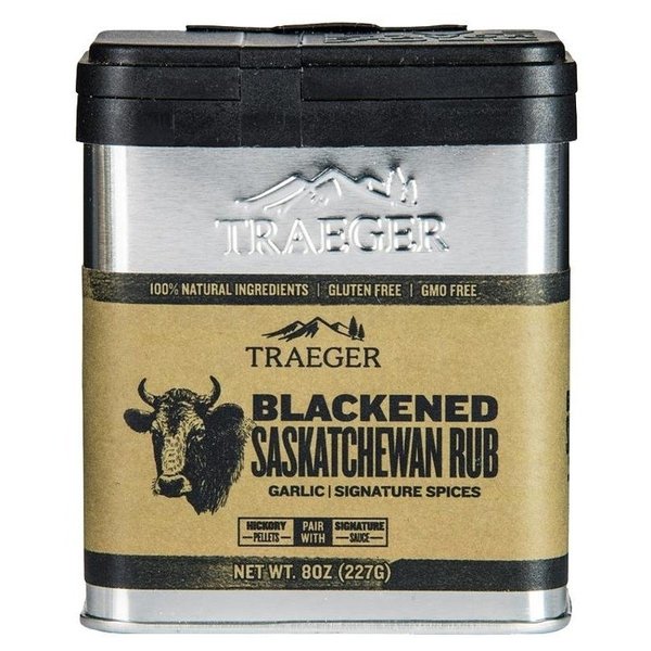 Traeger Blackened Saskatchewan Rub, Garlic Flavor, 825 oz Tin SPC178